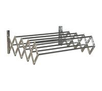 MSV 130080 Etendoir Extensible Métal Chromé 80 x 66 x 18,5 cm