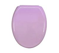 MSV 140017 Abattant WC MDF/Inox Rose Clair 42,5 x 36,5 x 1,6 cm