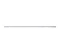MSV 140095 Barre de Douche Aluminium + Peinture Blanc 110 x 0,1 x 0,1 cm