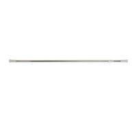 MSV 140097 Barre de Douche Aluminium + Peinture Blanc 70 x 0,1 x 0,1 cm