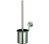 MSV 140212 Porte Brosse WC Mural Acier Inoxydable Gris 30 x 20 x 15 cm