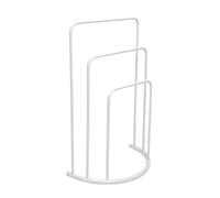 MSV 140434 Porte-Serviettes Lune Chrome Blanc 49,5 x 26 x 75,5 cm