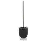 MSV 140707 Tahiti Brosse WC Acier Inoxydable/PS 2 Tons Noir 0,1 x 38,5 x 0,1 cm