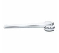 MSV 140739 Basic Porteur de Serviette 2 Tiges Acier Inoxydable Argent 30 x 20 x 110 cm