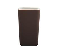 MSV 140918 Haïti Gobelet Céramique Chocolat 476 C 6,3 x 6,3 x 10,5 cm