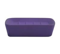 MSV 140929 Haïti Porte Savon Céramique Violet 2665C 11,8 x 8 x 3 cm