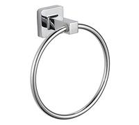 MSV 141438 Lucca Anneau Porte-Serviette Zinc Argent 30 x 20 x 15 cm
