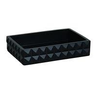 MSV 141548 Mosaik Porte Savon Noir 8 x 2 cm