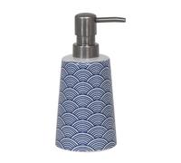 MSV 143654 Distributeur Savon Bento Ceramic Bleu/Blanc 30 x 20 x 15 cm