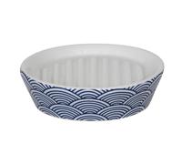 MSV 143656 Porte Savon Bento Ceramic Blanc/Bleu 30 x 20 x 15 cm