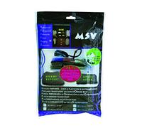 MSV 339 Housse Gain de Place Vide d'air Parfum Jasmin Polyamide/Polyéthylène Transparent 100 x 110 x 0,1 cm