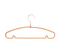 MSV 363 Lot de 10 Cintres Métal Plastifiés Orange