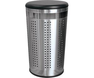 MSV 3700703901211, 46 litres, forme ronde, acier inoxydable, acier inoxydable, noir, 360 mm