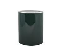 MSV - Bad Serie Aspen Poubelle Salle de Bain - Pédale et Couvercle Basculant - 6 L - Ø18,5 x 26 cm - Vert Foncé Pastel - Compacte et Pratique pour Espaces Restreints