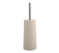 MSV - Brosse de WC - Manche en Acier Inoxydable - Design Compact - Ø36 cm - Couleur Beige - Accessoire Pratique pour Salle de Bain - Stockage Facile - Nettoyage Efficace et Design Élégant
