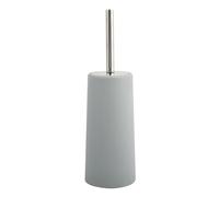MSV - Brosse de WC - Manche en Acier Inoxydable - Design Compact - Ø36 cm - Couleur Gris Clair - Accessoire Pratique pour Salle de Bain - Stockage Facile - Nettoyage Efficace et Design Élégant