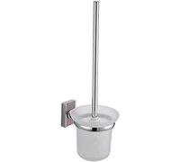MSV Brosse WC avec Support à Fixer Zinc Chromé Alba