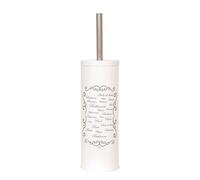 Brosse wc avec support Acier PARIS Crème MSV