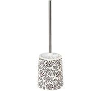 MSV Brosse WC avec Support Céramique Ikebana Chocolat