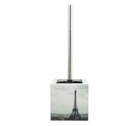 MSV Brosse WC avec Support MDF & INOX Tour Eiffel