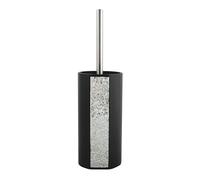 MSV Brosse WC avec Support polyresine Luanda Noir