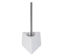 MSV Brosse WC avec Support Polyresine SUEZ Blanc