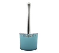 MSV, Brosse WC avec Support Pratique et Élégant, Idéale pour Un Nettoyage Efficace, Design Moderne, Parfaite pour Salle de Bain, Taille Standard, Bleu Clair