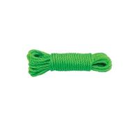 MSV - Corde à Linge en Polypropylène 15M Vert, Résistante et Durable, Idéale pour Séchage Extérieur, Installation Facile, Parfaite pour Grandes Quantités de Linge