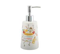 MSV Distributeur de Savon Céramique Tequila Blanc & Jaune