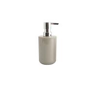 MSV - Distributeur de Savon INAGUA - Compatible avec Accessoires Inagua - Taille Standard - Ø 7 x 18 cm - Couleur Taupe - Matériau PS Résistant - Idéal pour Salle de Bain
