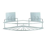 MSV Etagère d'angle de Douche adhésive repositionnable INOX Chromé