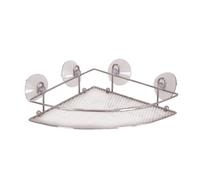 MSV Etagère Panier d'angle de Douche à ventouses Chromé