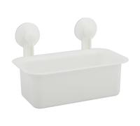 MSV Etagère Panier de Douche à ventouses Blanc