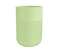 MSV - Gobelet Gino 13.2 x 10.3 cm - Porte Brosse à Dents et Dentifrice - Rangement Salle de Bain, Cuisine - Design Élégant - Facile à Nettoyer - Stable et Résistant - Matcha