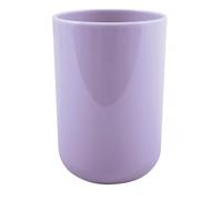 MSV - Gobelet INAGUA - Design Élégant pour Salle de Bain - Ø7,1 x 10,5 cm - Lavande - Idéal pour Accessoires de Toilette - Plastique Résistant - Finition Lisse