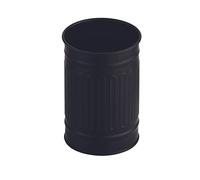 MSV - Gobelet Modèle Habana - en Acier - 7,3 x 11,5 x 7,3 cm - Élégant et Pratique pour Votre Salle de Bain - Design Moderne - Idéal pour Un Usage Quotidien - Noir
