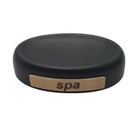 Porte savon - MSV - SPA - En céramique - Lisse - Noir