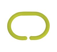 MSV Lot de 12 Anneaux pour Rideaux de Douche Vert