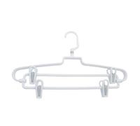 MSV Lot de 12 cintres Multi Pinces pour Pantalon ou Jupe