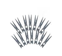 MSV Lot de 120 Pinces à Linge incassables Grises