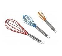 MSV Lot De 3 Fouets Inox Et Couleur