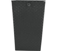 MSV Panier à linge Collecteur de linge XL 60L noir