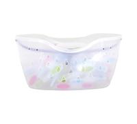 MSV Panier porte pinces à linge + lot de 24 pinces à linge aux poignées douces, parfaites pour étendre le linge sur l'étendoir où la corde à linge