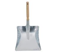 MSV Pelle de netoyage Acier Zinc Manche Bois, Gris
