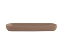 MSV - Plateau Céramique Maonie - Élégant et Pratique - Idéal pour Ranger des Bijoux - des Cosmétiques - Multi-usages à la Fois Pratique et Décorative - 25,7 x 11,5 cm - Cappucino