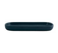 MSV - Plateau Céramique - Maonie Pétrole Mat - Élégant Et Pratique - Multi-usages pour Bijoux Et Cosmétiques - Design Décoratif - 20 x 12 cm - Facile à Nettoyer