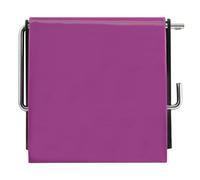 MSV Porte Rouleau Papier WC Mural PS & Acier chromé Violet