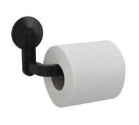 MSV Porte Rouleau papier Wc ou serviettes à ventouse PVC Noir