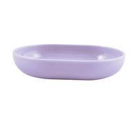 MSV - Porte-Savon PS Inagua - Design Moderne pour Salle de Bain - Taille 13 x 10 x 3 cm - Couleur Lavande - Matériau Résistant à l'eau - Idéal pour Tous Types de Savons