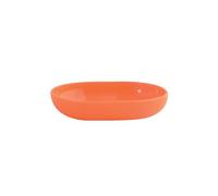 MSV - Porte-Savon PS Inagua - Design Moderne pour Salle de Bain - Taille 13 x 10 x 3 cm - Couleur Orange - Matériau Résistant à l'eau - Idéal pour Tous Types de Savons